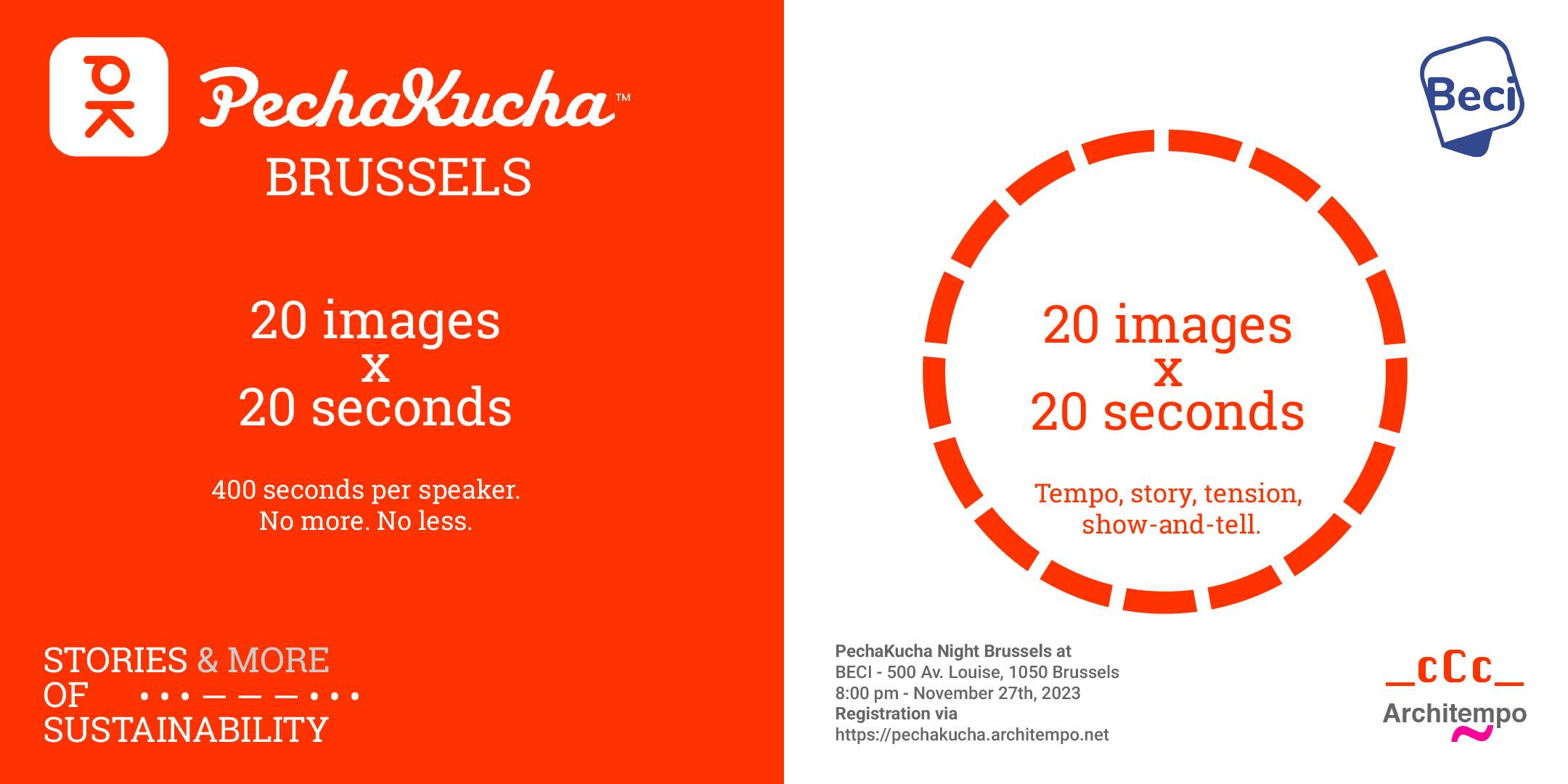 PechaKucha Brussels November 2023